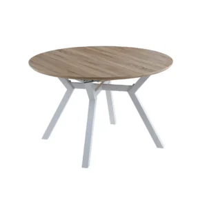 Mesa Comedor Delta Redonda Madera Maciza Extensible, mesa madera maciza roble extensible, mesa madera maciza, mesa madera maciza rustica, mesa madera maciza extensible, mesa madera maciza comedor, tapa mesa madera maciza, mesa madera maciza redonda, precio mesa madera maciza